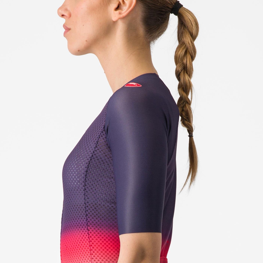 Pink / Orange Women Castelli CLIMBER'S 4.0 W Jersey | 206749WKG