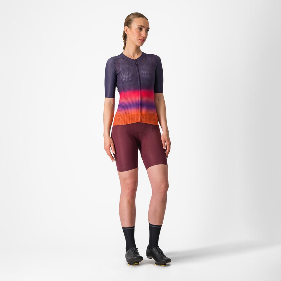 Pink / Orange Women Castelli CLIMBER'S 4.0 W Jersey | 206749WKG