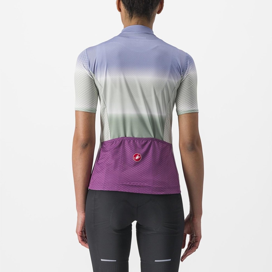 Purple White Women Castelli DOLCE Jersey | 629053JIQ