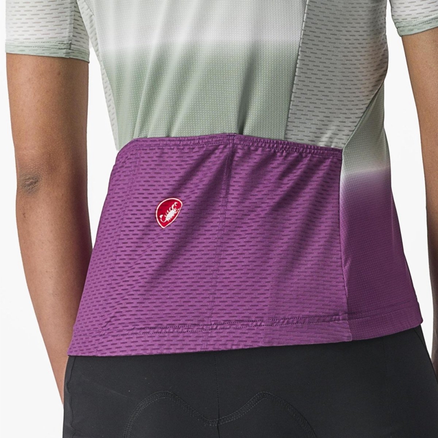 Purple White Women Castelli DOLCE Jersey | 629053JIQ