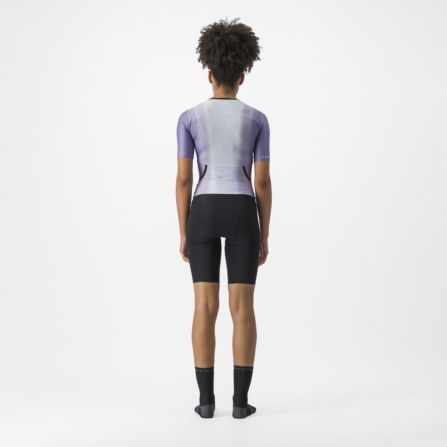 Purple White Women Castelli SANREMO ULTRA W Speedsuits | 714692CEQ