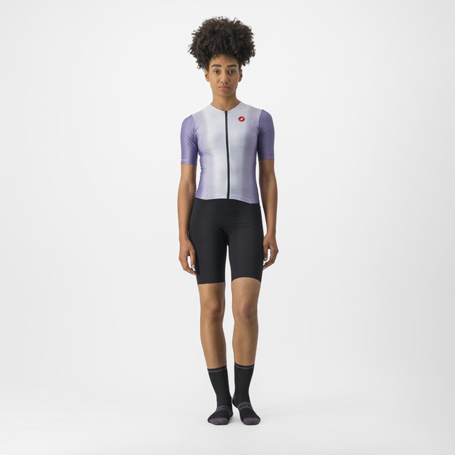 Purple White Women Castelli SANREMO ULTRA W Speedsuits | 714692CEQ