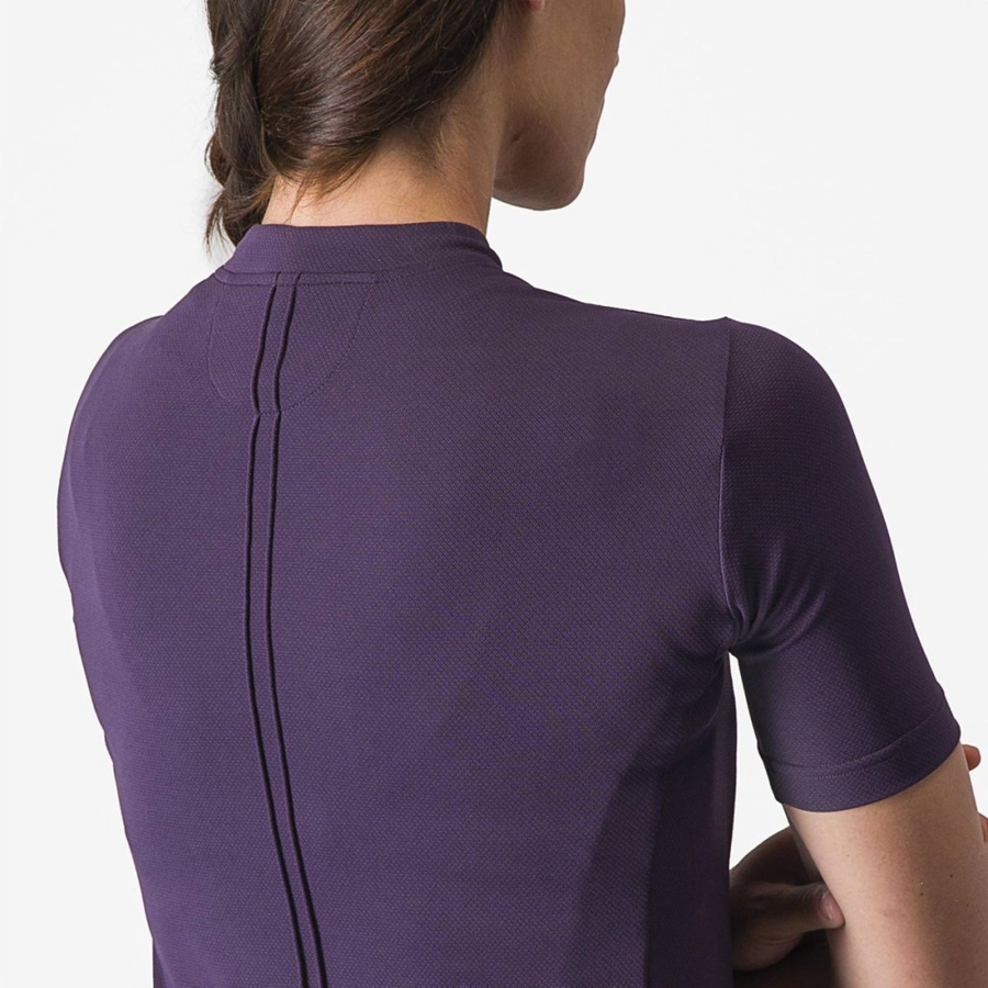 Purple Women Castelli ANIMA 4 Jersey | 956302LCY