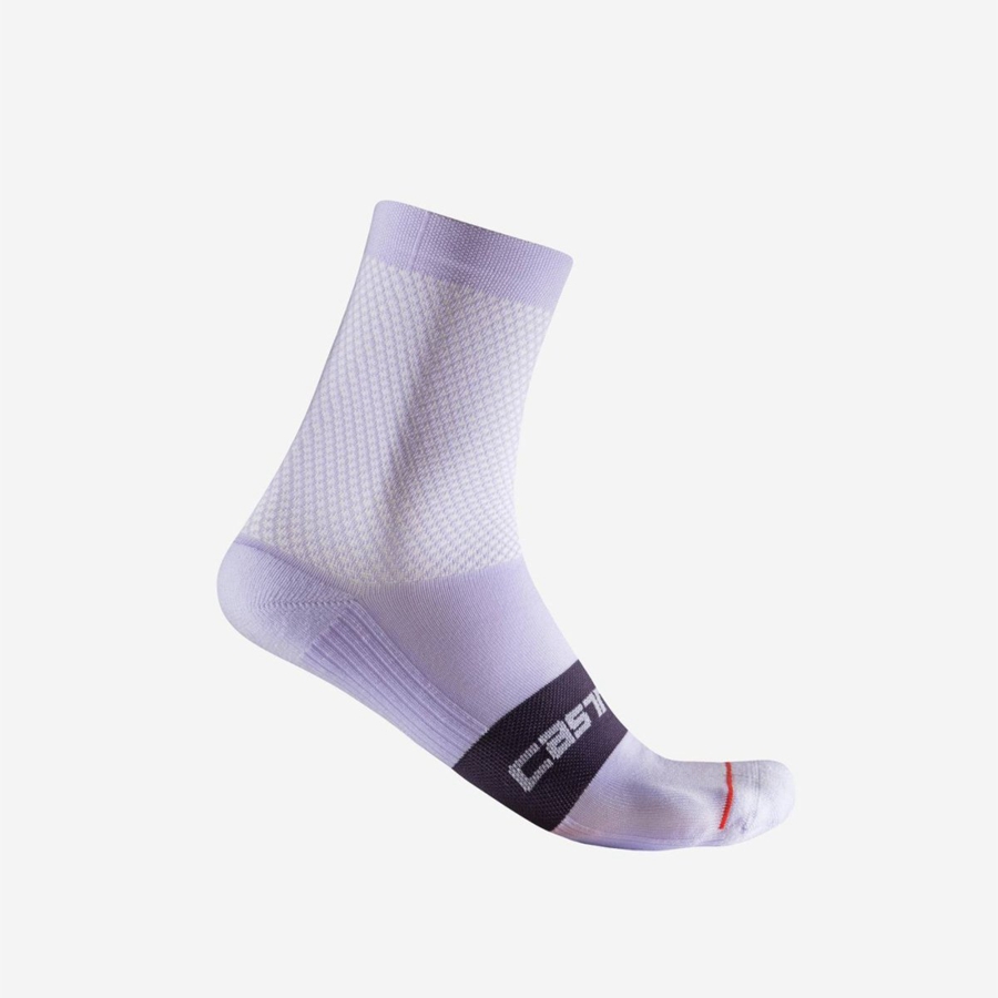 Purple Women Castelli ESPRESSO W 12 Socks | 068751SNZ