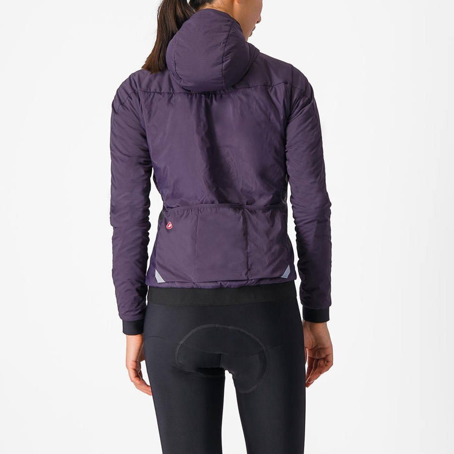 Purple Women Castelli FLY THERMAL W Jackets | 489561MRW