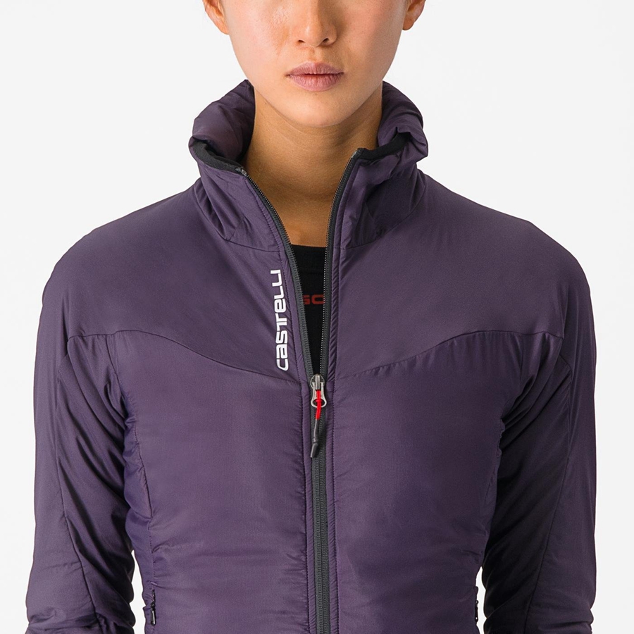 Purple Women Castelli FLY THERMAL W Jackets | 489561MRW