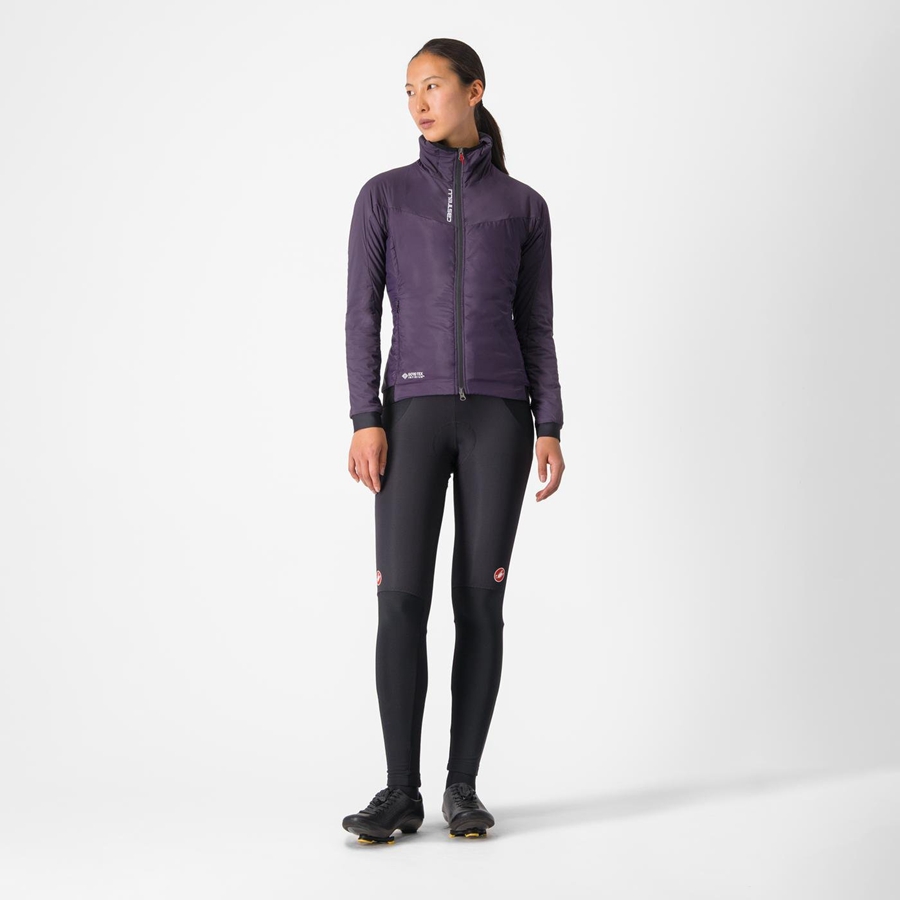 Purple Women Castelli FLY THERMAL W Jackets | 489561MRW