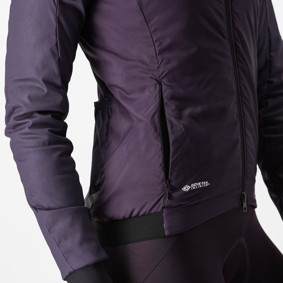 Purple Women Castelli FLY THERMAL W Jackets | 489561MRW