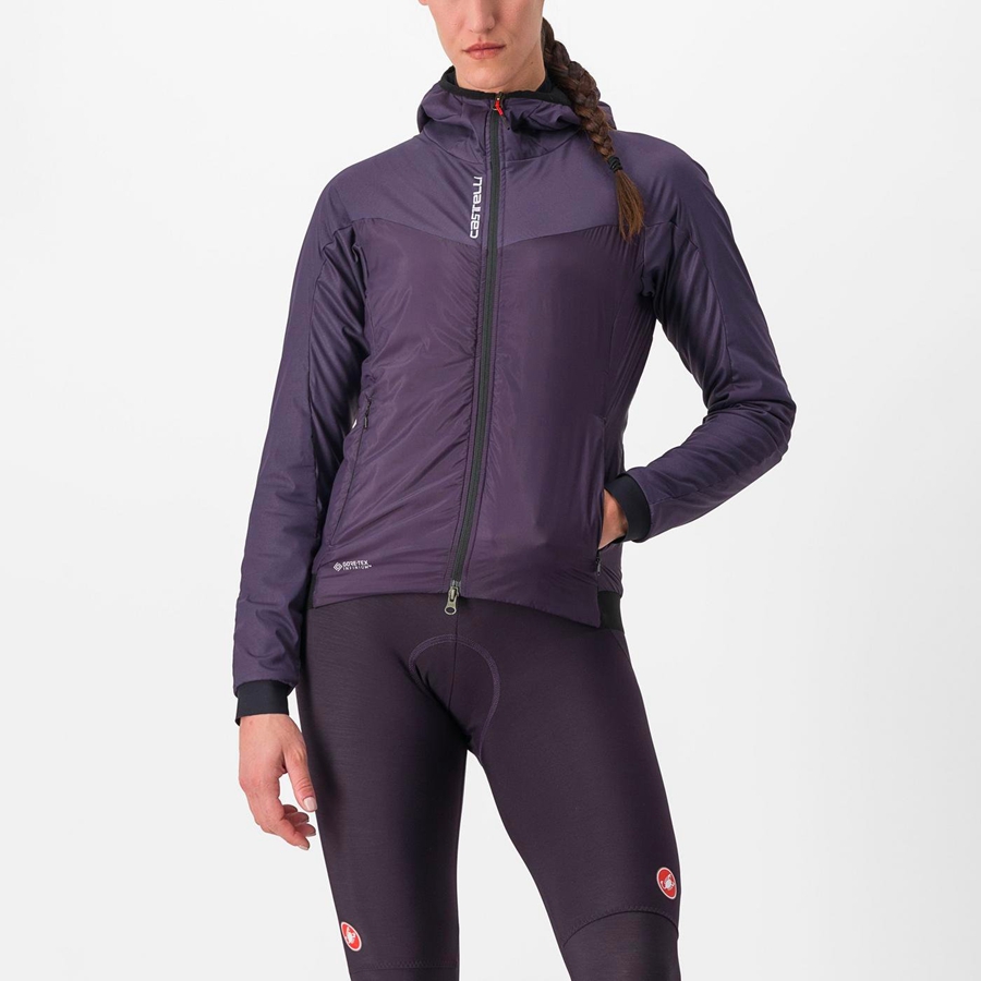 Purple Women Castelli FLY THERMAL W Jackets | 489561MRW