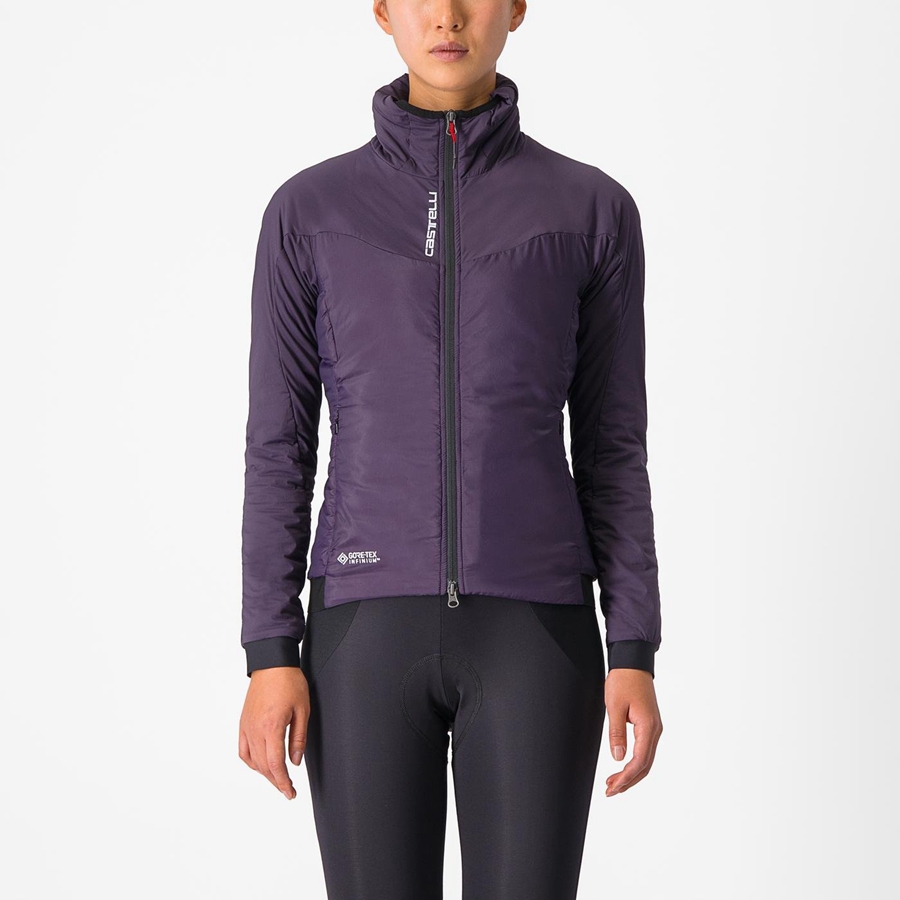 Purple Women Castelli FLY THERMAL W Jackets | 489561MRW