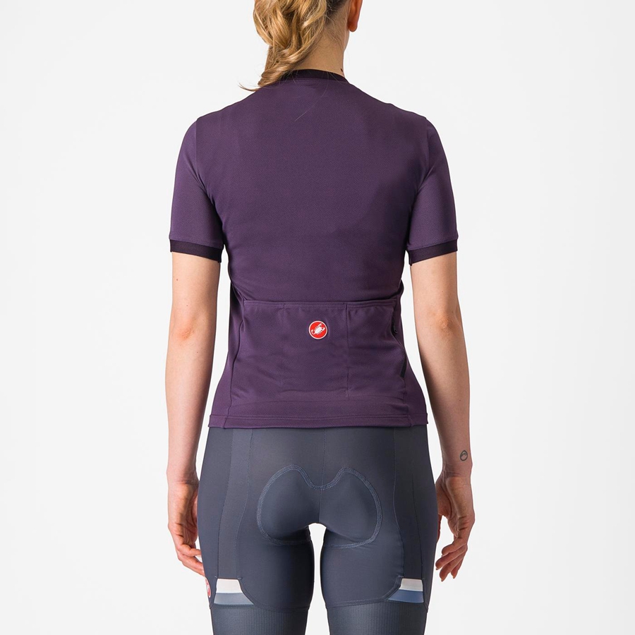 Purple Women Castelli LIBERA Jersey | 524619YQD