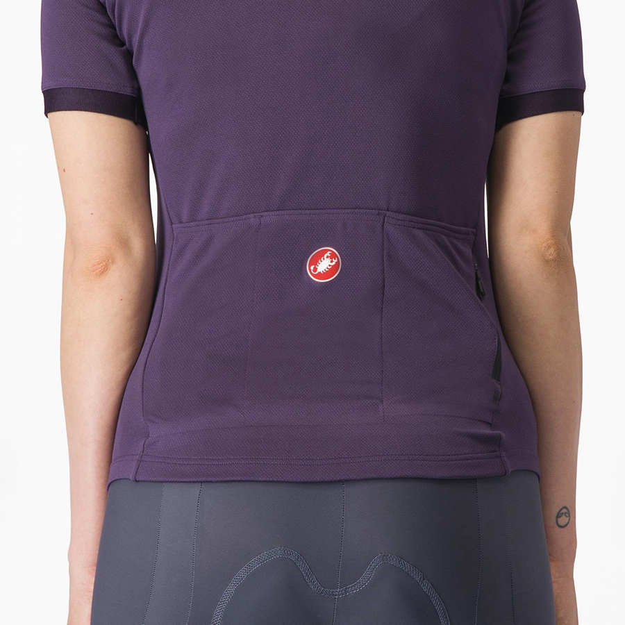 Purple Women Castelli LIBERA Jersey | 524619YQD