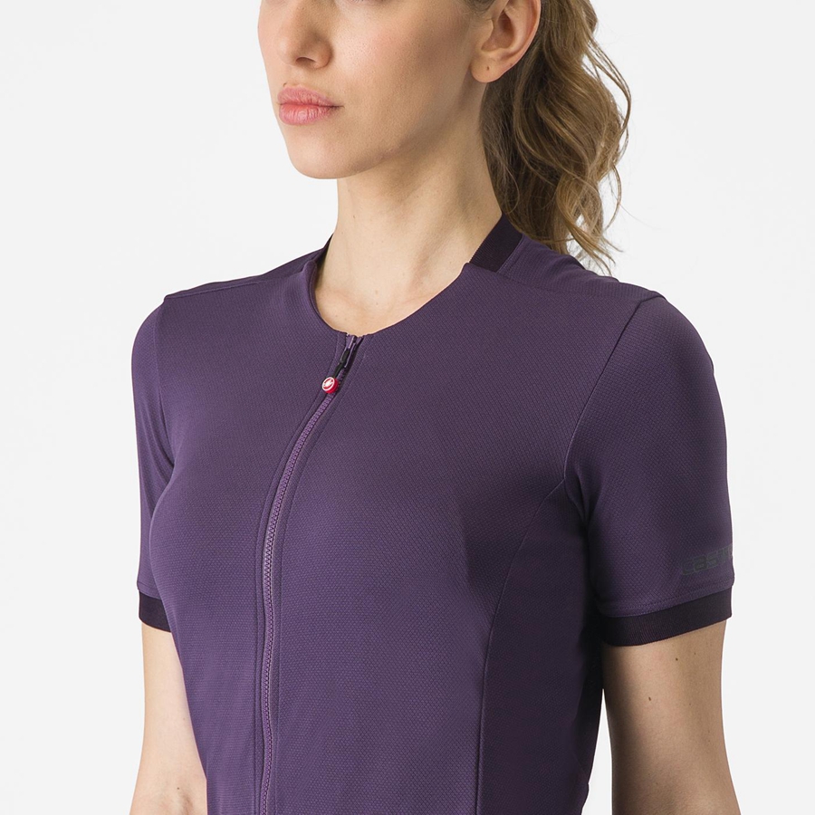 Purple Women Castelli LIBERA Jersey | 524619YQD