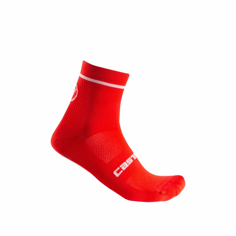 Red Men Castelli ENTRATA 9 Socks | 598423RBV