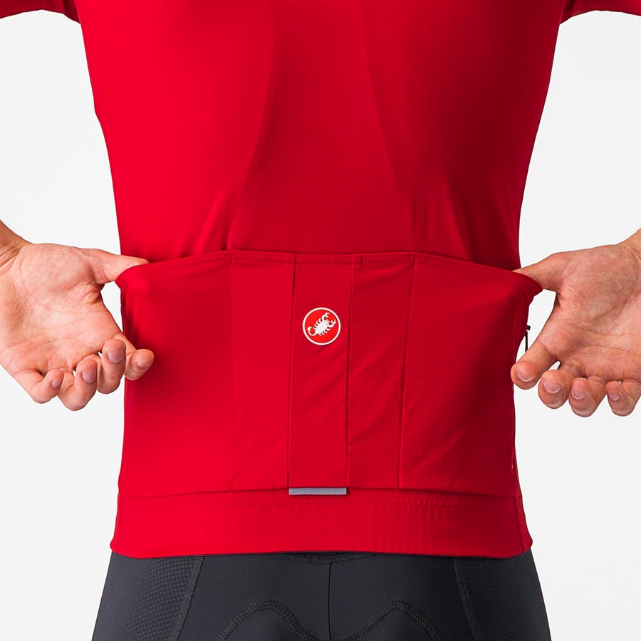 Red Men Castelli PROLOGO LITE Jersey | 351096ONW