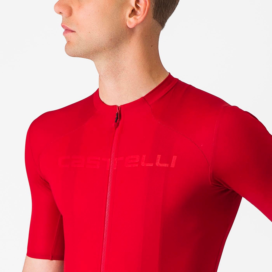 Red Men Castelli PROLOGO LITE Jersey | 351096ONW