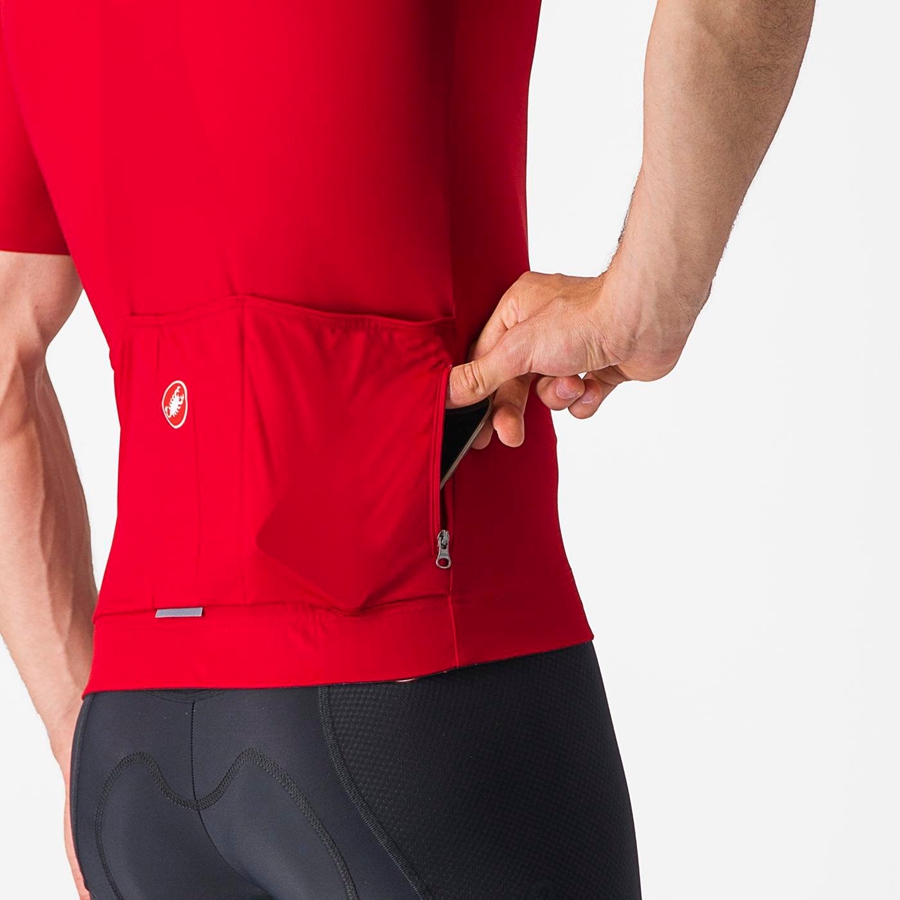 Red Men Castelli PROLOGO LITE Jersey | 351096ONW