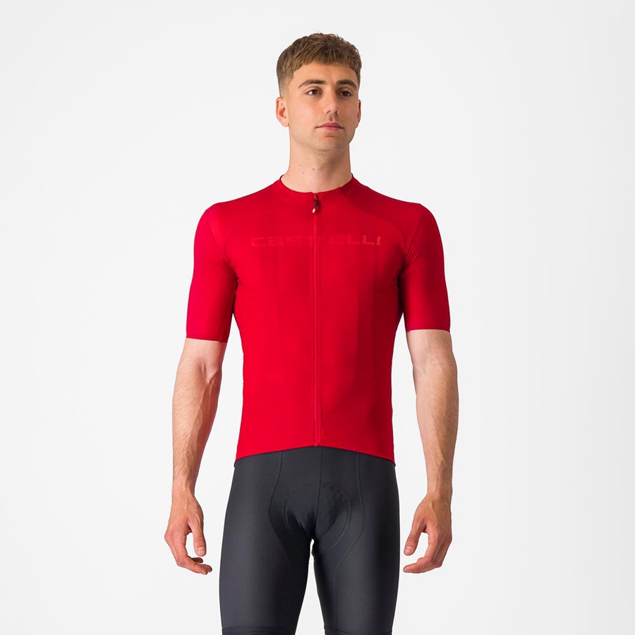 Red Men Castelli PROLOGO LITE Jersey | 351096ONW