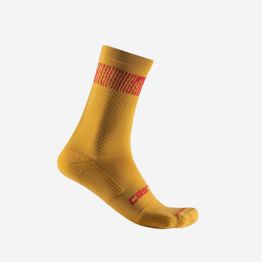 Red Men Castelli UNLIMITED 18 Socks | 513892ZBP