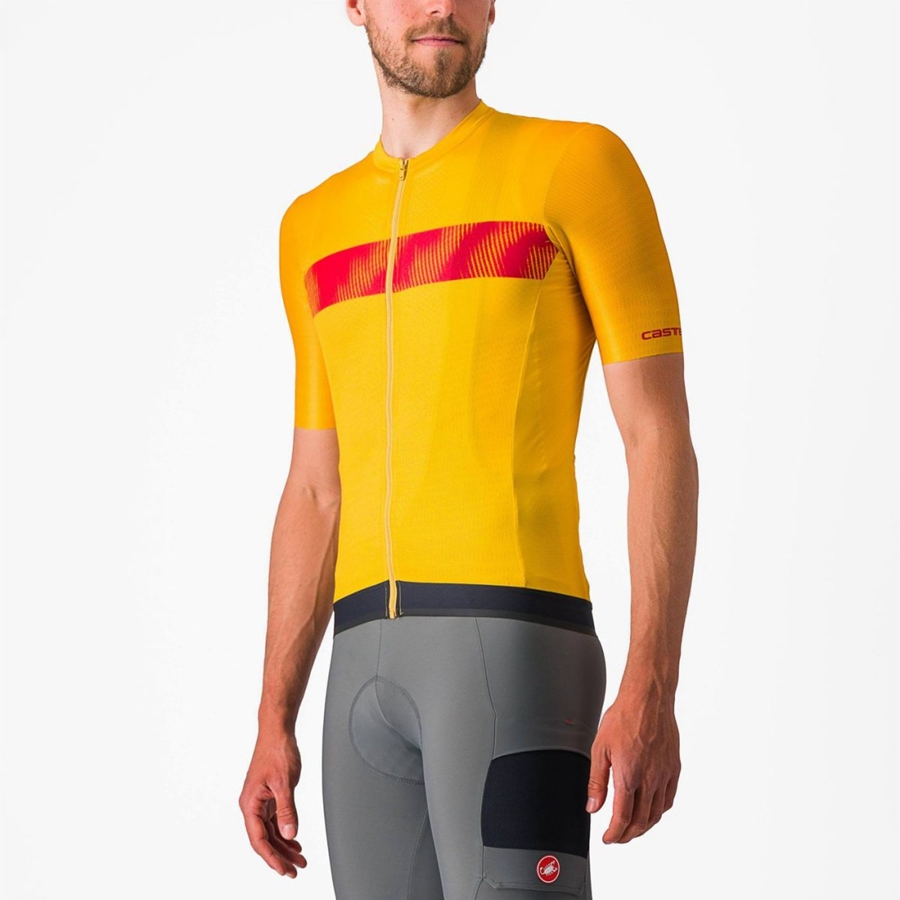 Red Men Castelli UNLIMITED ENDURANCE Jersey | 845206BMW