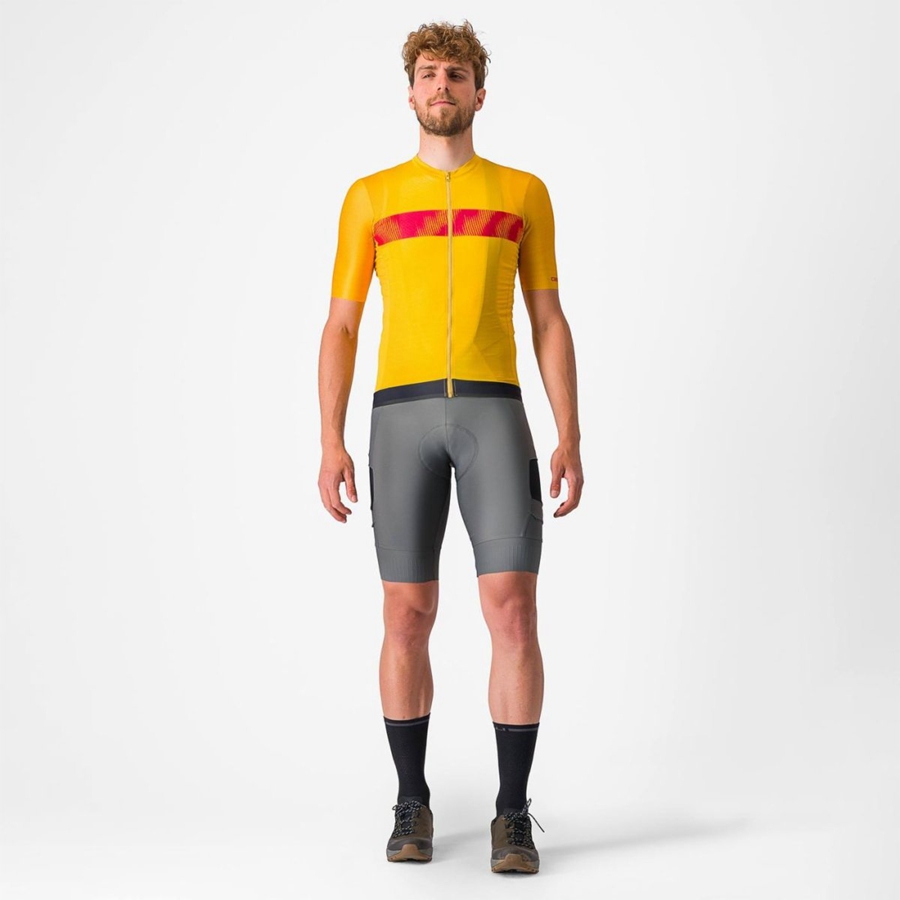 Red Men Castelli UNLIMITED ENDURANCE Jersey | 845206BMW