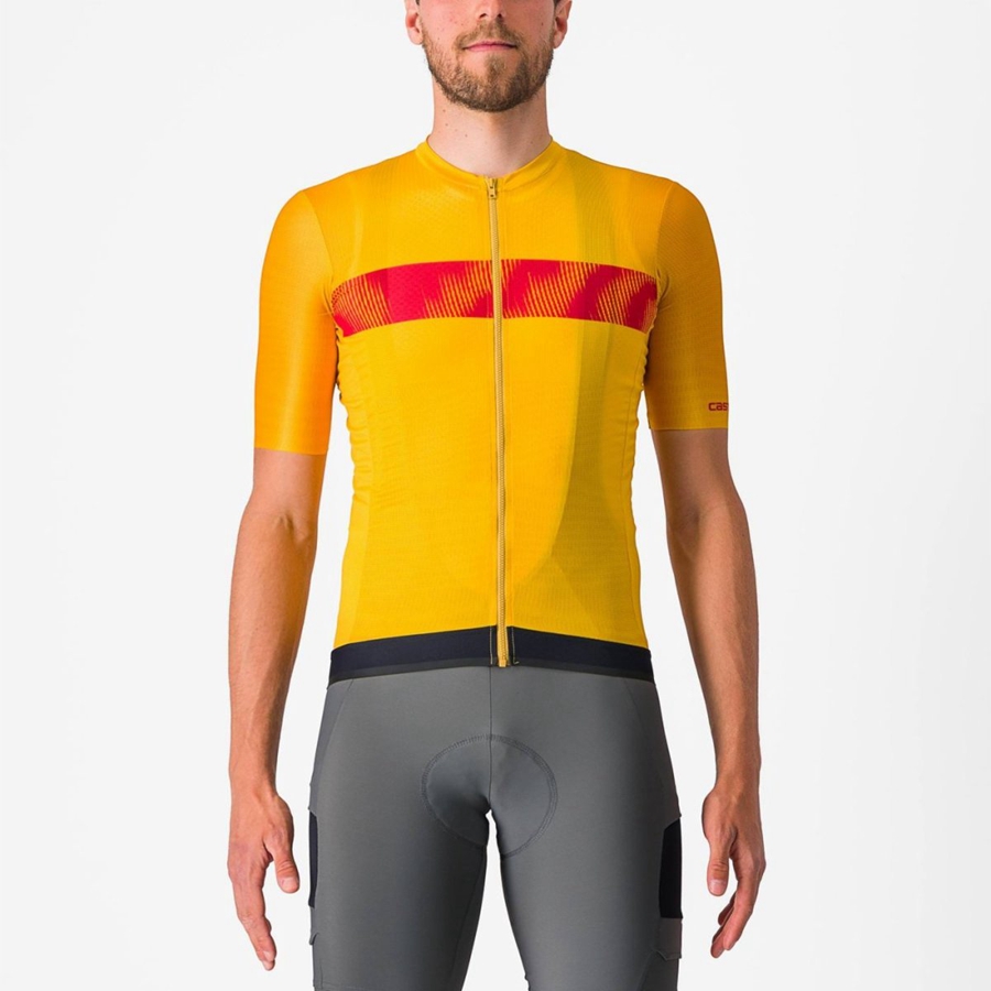 Red Men Castelli UNLIMITED ENDURANCE Jersey | 845206BMW