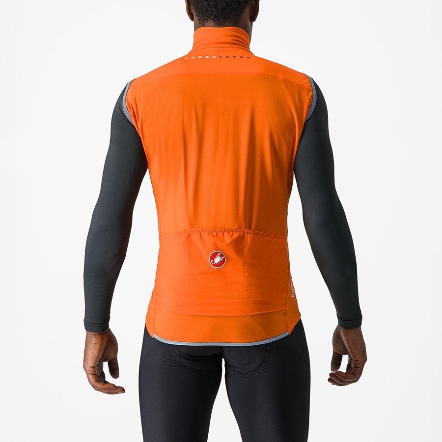 Red Orange Men Castelli PERFETTO RoS 2 Vest | 304692DPZ