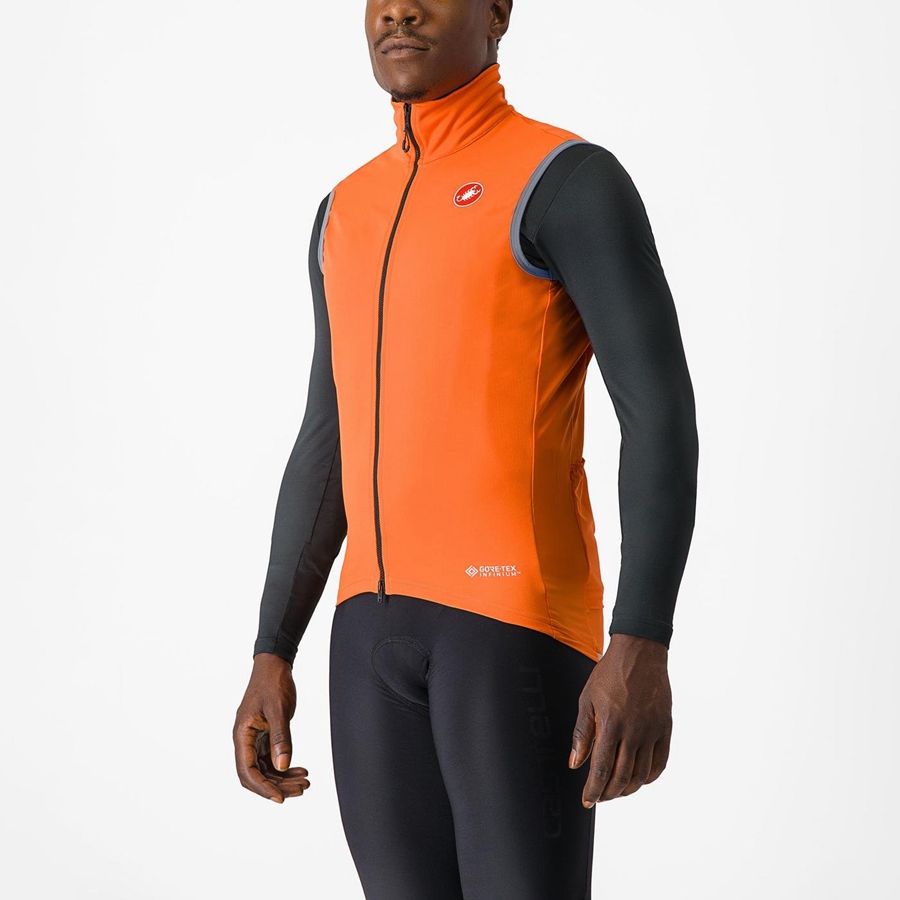 Red Orange Men Castelli PERFETTO RoS 2 Vest | 304692DPZ