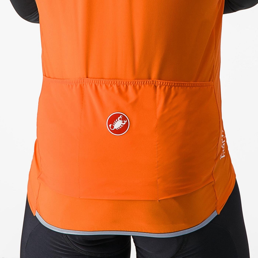 Red Orange Men Castelli PERFETTO RoS 2 Vest | 304692DPZ