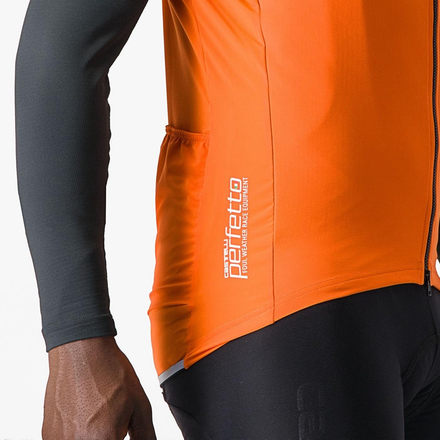 Red Orange Men Castelli PERFETTO RoS 2 Vest | 304692DPZ