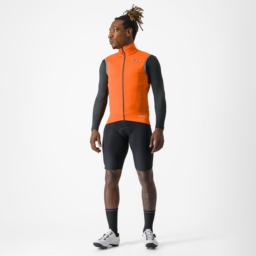 Red Orange Men Castelli PERFETTO RoS 2 Vest | 304692DPZ