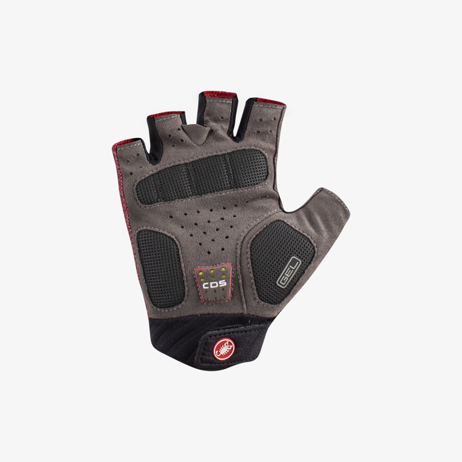 Red Women Castelli ROUBAIX GEL 2 Gloves | 615427HWU