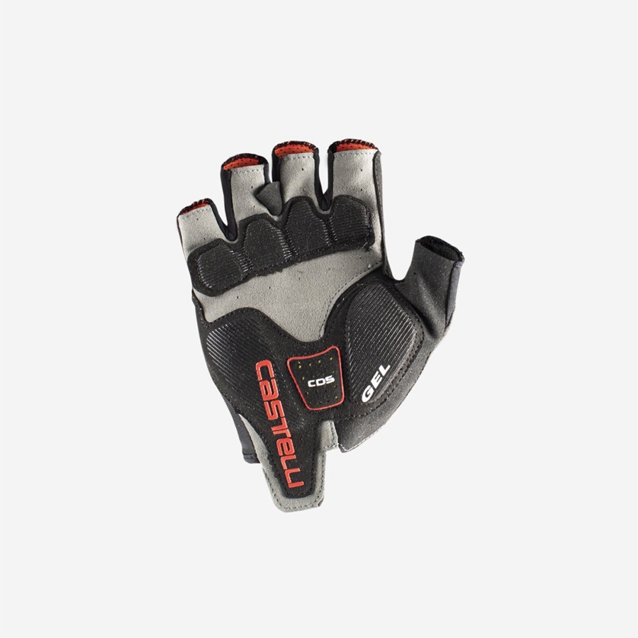 Red / Black Men Castelli ARENBERG GEL 2 Gloves | 725894YHE