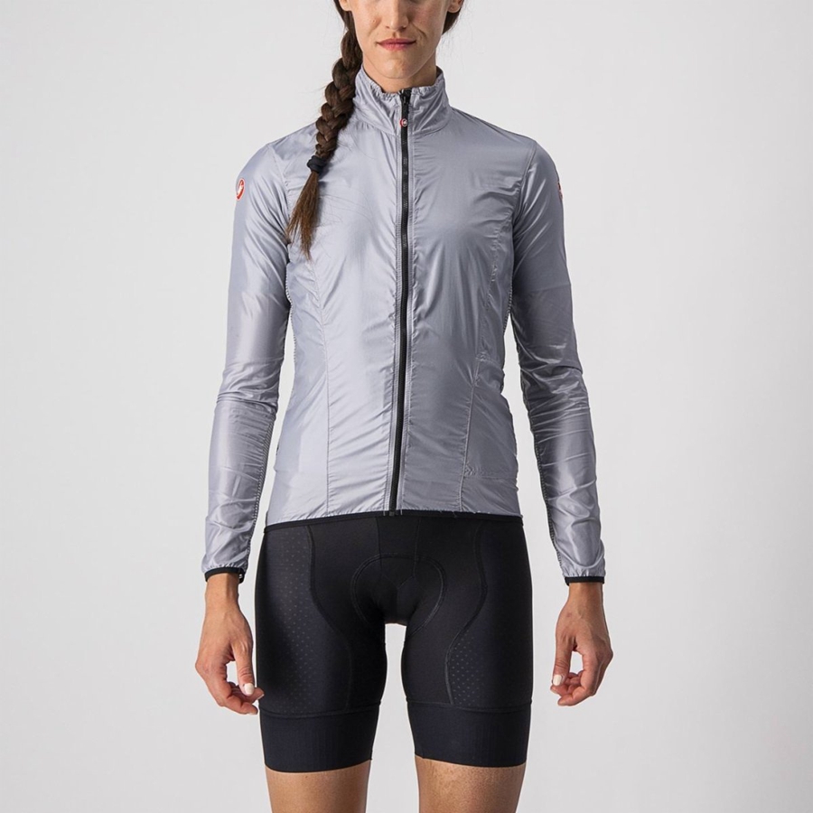 Silver Grey Women Castelli ARIA SHELL W Protection | 214308BVN