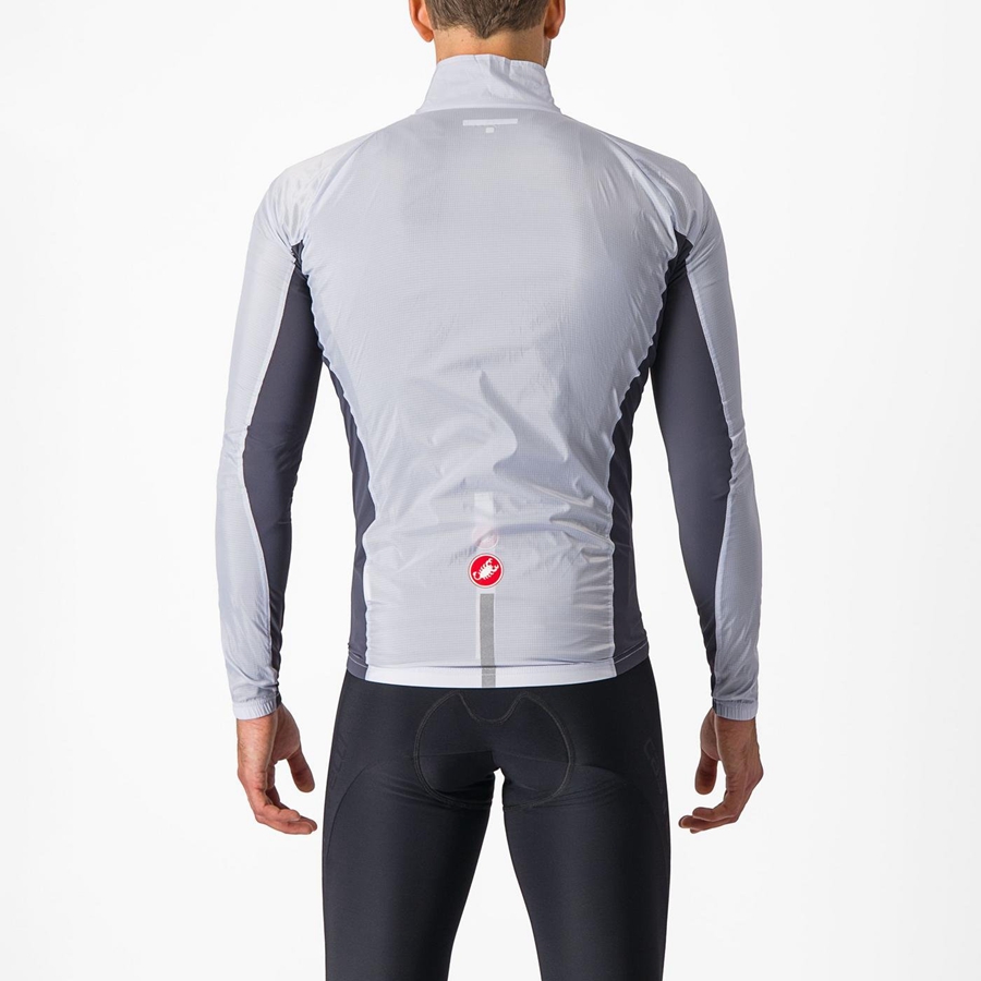 Silver Grey / Dark Grey Men Castelli SQUADRA STRETCH Protection | 486923VFQ