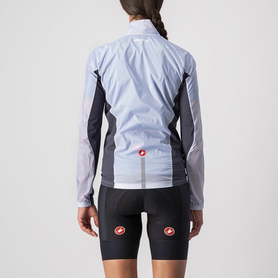 Silver Grey / Dark Grey Women Castelli SQUADRA STRETCH W Protection | 104857VFU