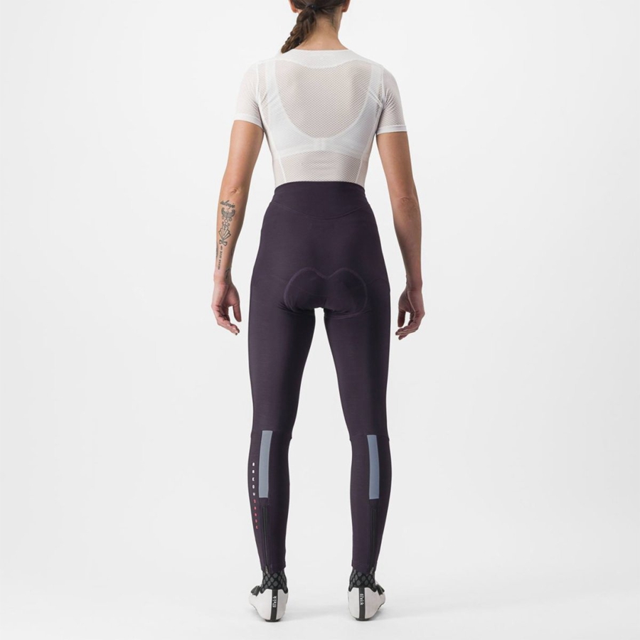 Silver Women Castelli SORPASSO RoS W Leggings | 923471ILK