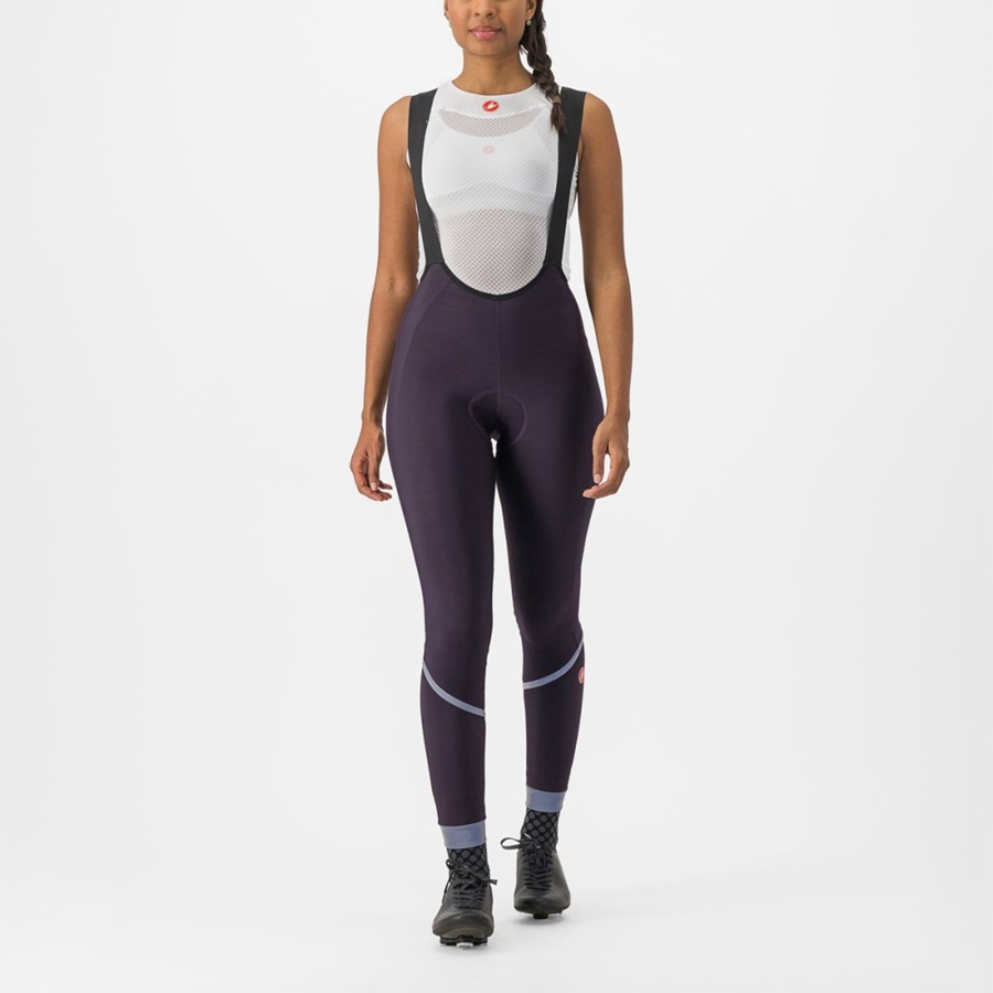 Silver Women Castelli VELOCISSIMA DT Bib Tights | 165732PEK