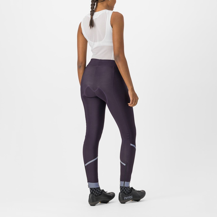 Silver Women Castelli VELOCISSIMA THERMAL Leggings | 067483AIF