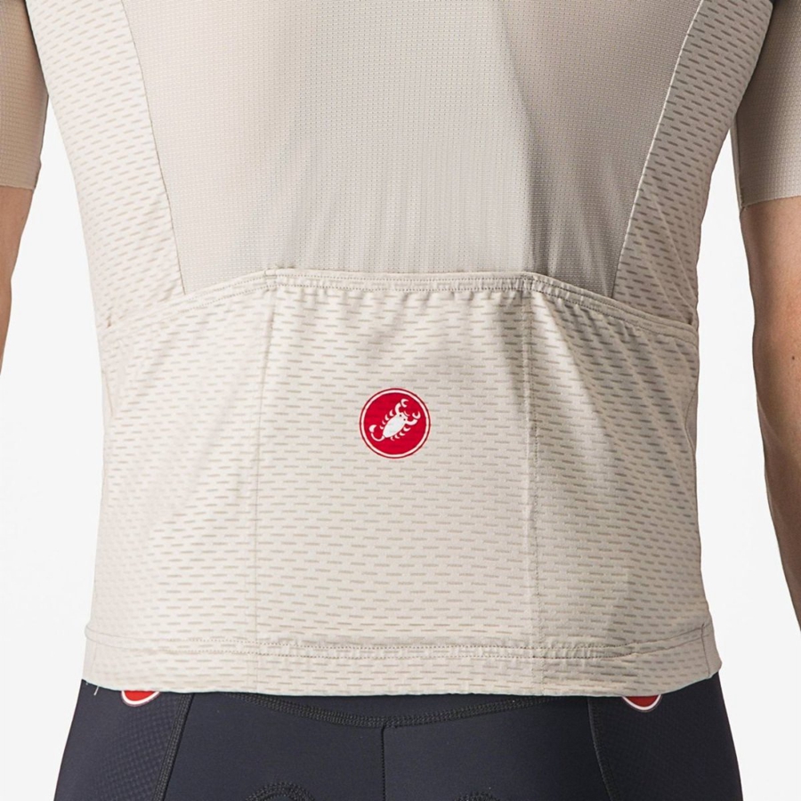 Silver / Blue Men Castelli TRADIZIONE Jersey | 941035OYL