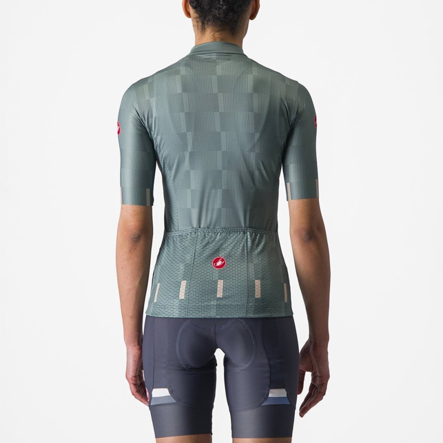 Turquoise Women Castelli DIMENSIONE Jersey | 842759BTN