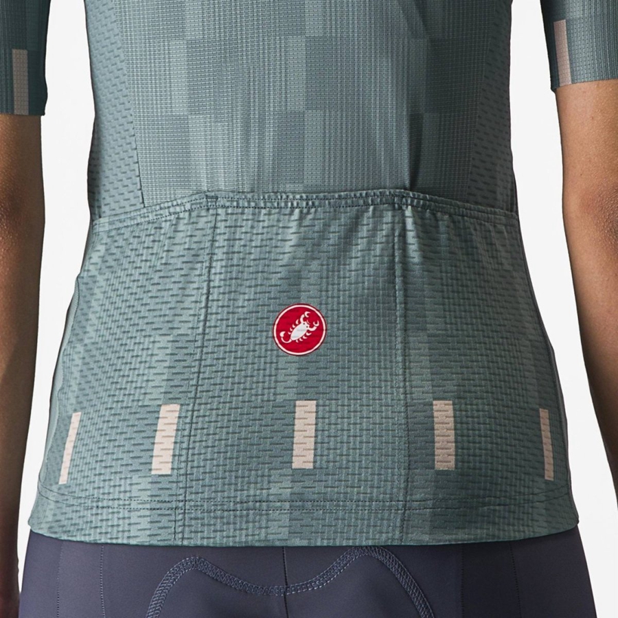 Turquoise Women Castelli DIMENSIONE Jersey | 842759BTN