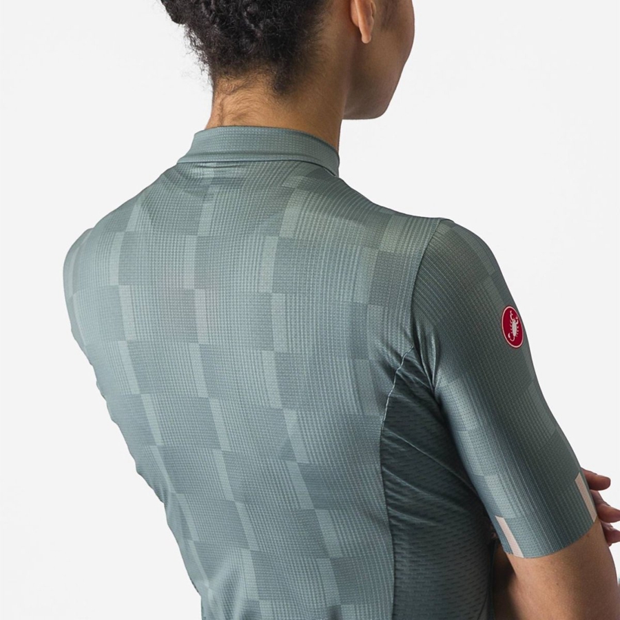 Turquoise Women Castelli DIMENSIONE Jersey | 842759BTN