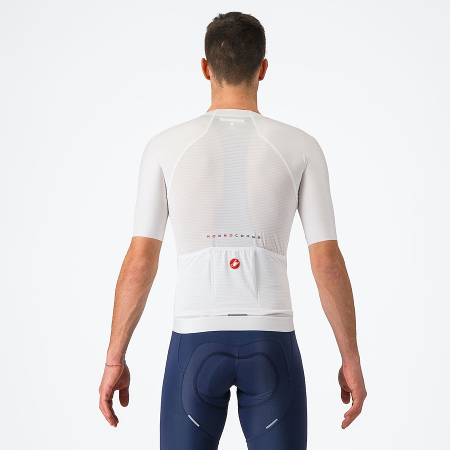 White Men Castelli AERO RACE 7.0 Jersey | 213675ZGD