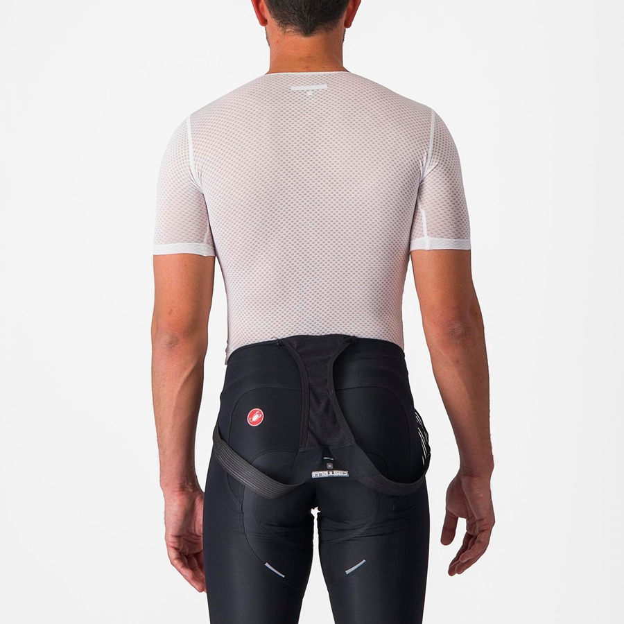 White Men Castelli PRO MESH 2.0 SHORT SLEEVE Base Layer | 756402EXC