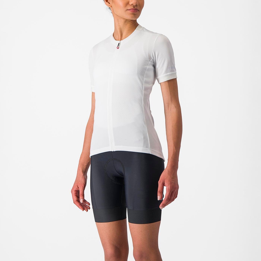 White Women Castelli LIBERA Jersey | 836152QRG