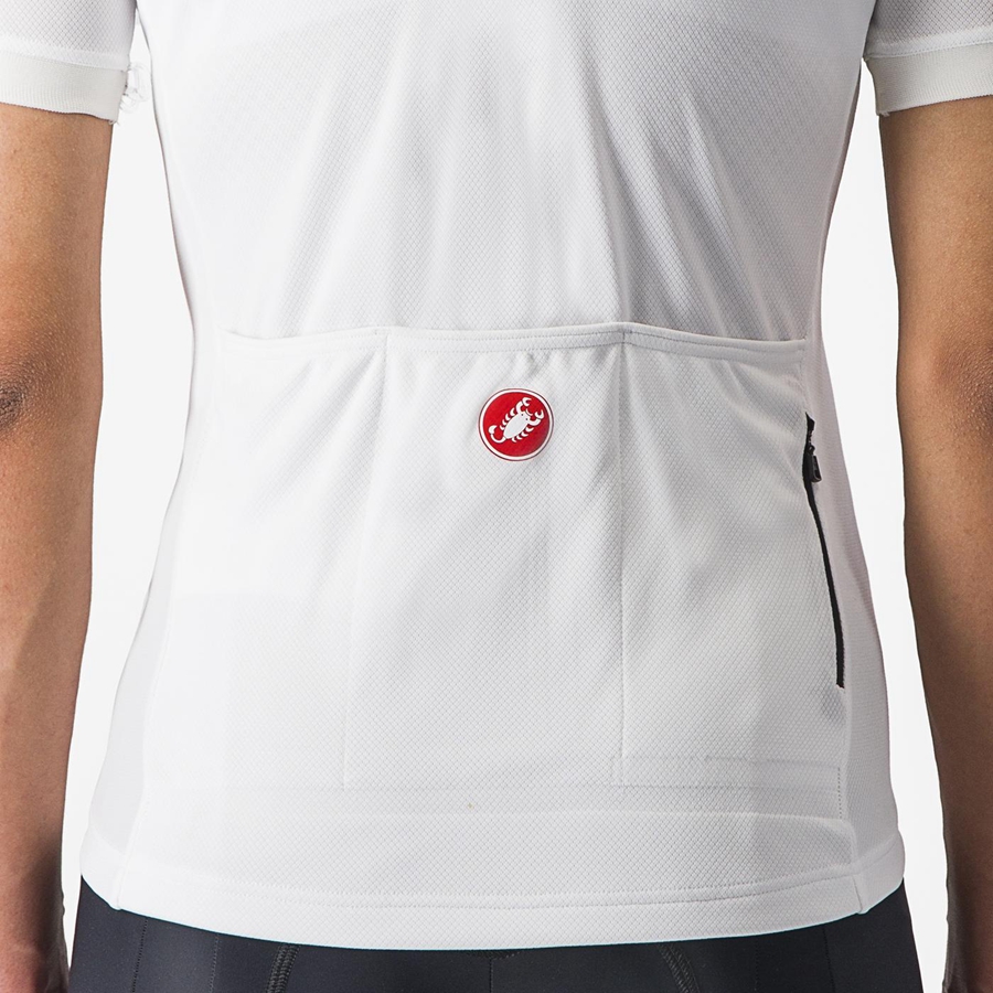 White Women Castelli LIBERA Jersey | 836152QRG